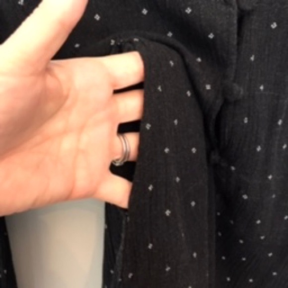 PS Erin Wasson Black/White Print Romper Pockets S - Picture 5 of 8